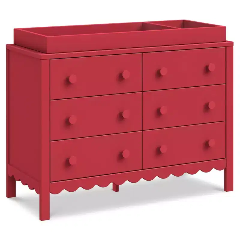 Scallop 6-Drawer Dresser