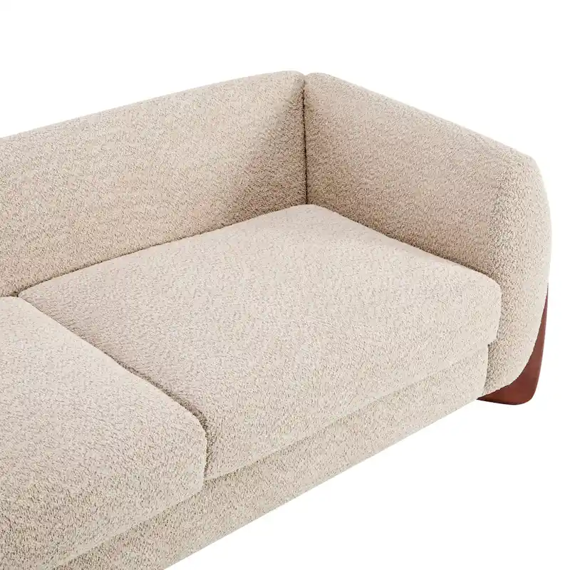Arion Upholstered Boucle 2-Piece Living Room Sofa Set by Christopher Knight Home