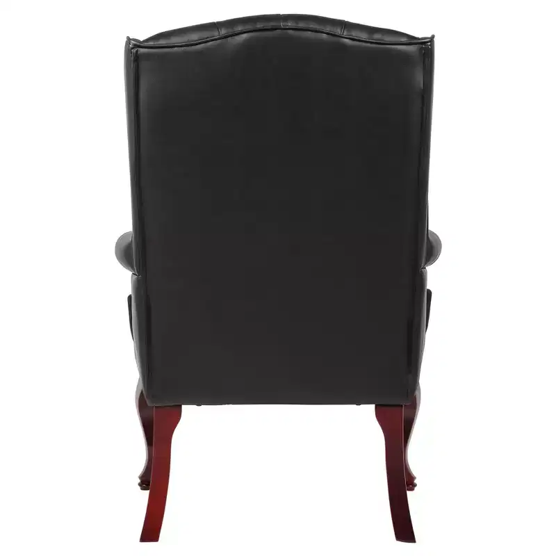 Wingback Traditional Guest Chair Black - Boss Office Products