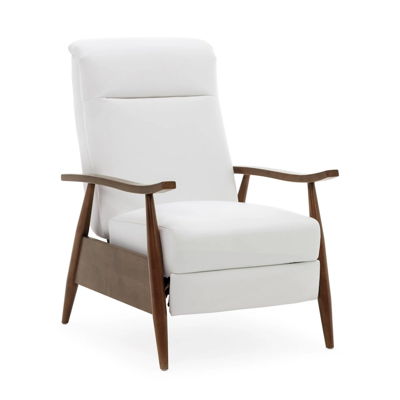 Sienna Upholstered Wood Push Back Recliner by Greyson Living