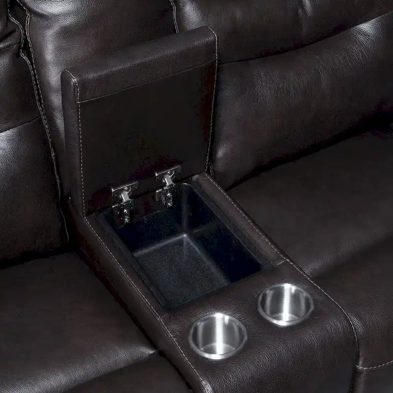 Steve Silver Ferndale 3-Piece Power Reclining Top Grain Leather Set