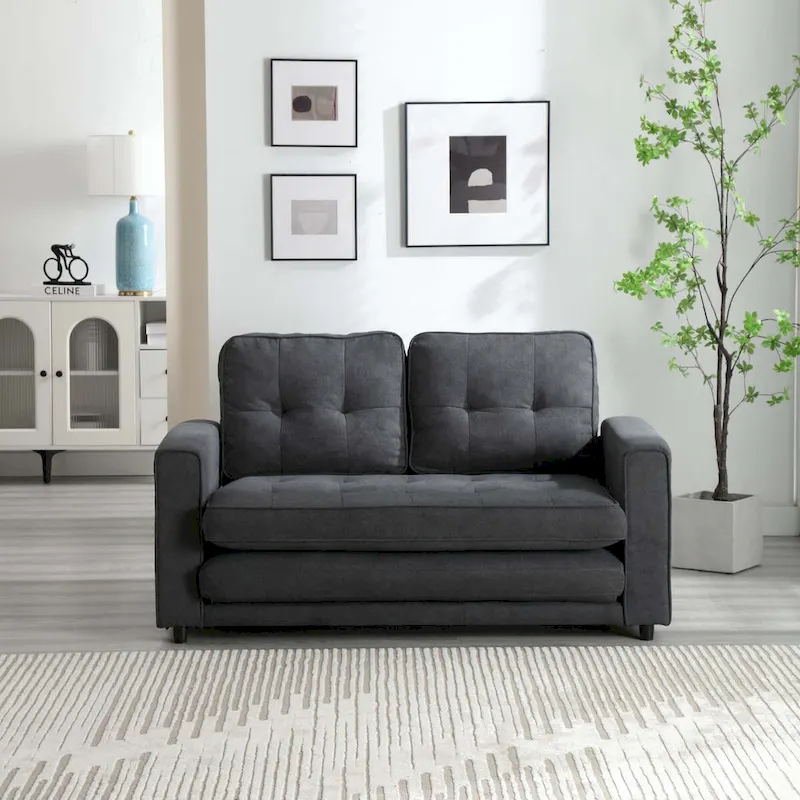 3 Fold Sofa,Convertible Futon Couch sleeper sofabed