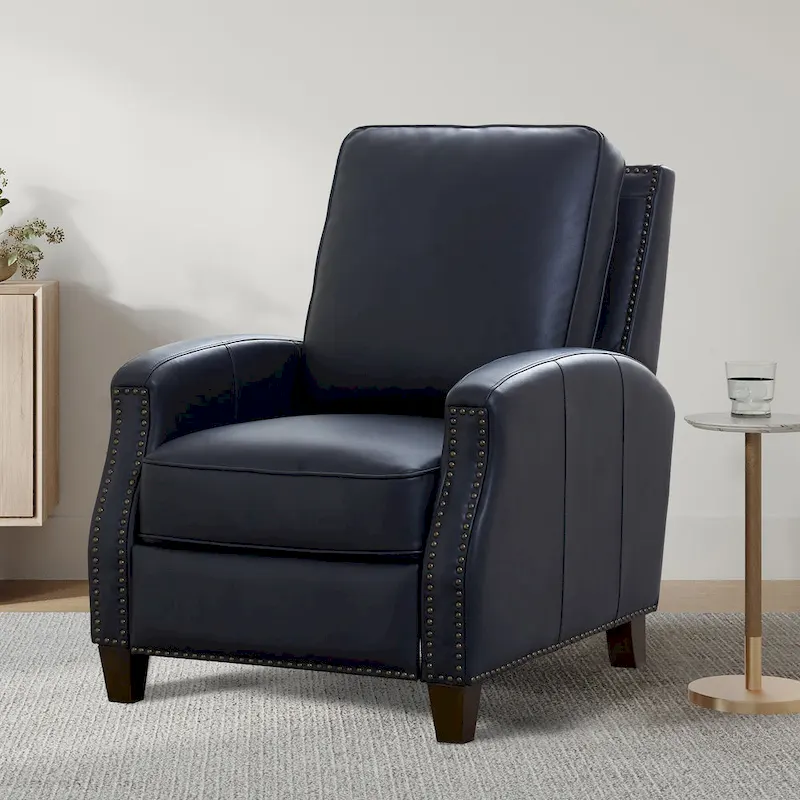 Julian Faux Leather Push Back Recliner by Greyson Living