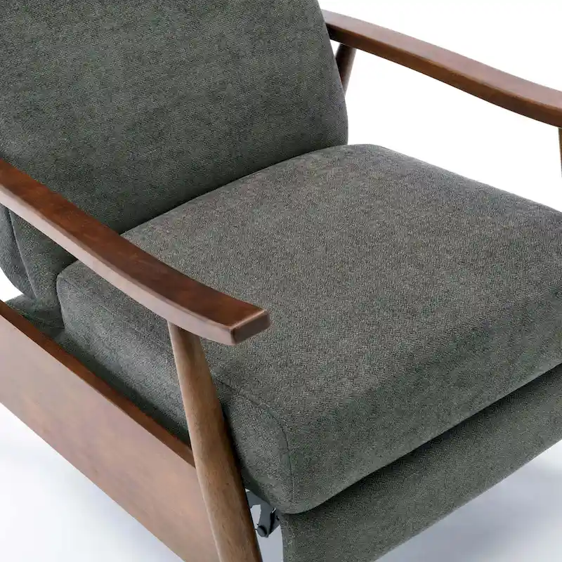 Sloan Wood Arm Push Back Recliner by Greyson Living