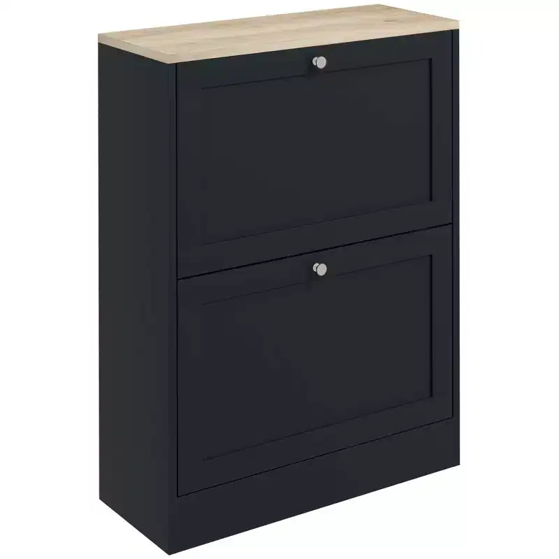 Particle Board Slim Shoe Cabinet 31.5''H x 23.6''W x 9.3''D