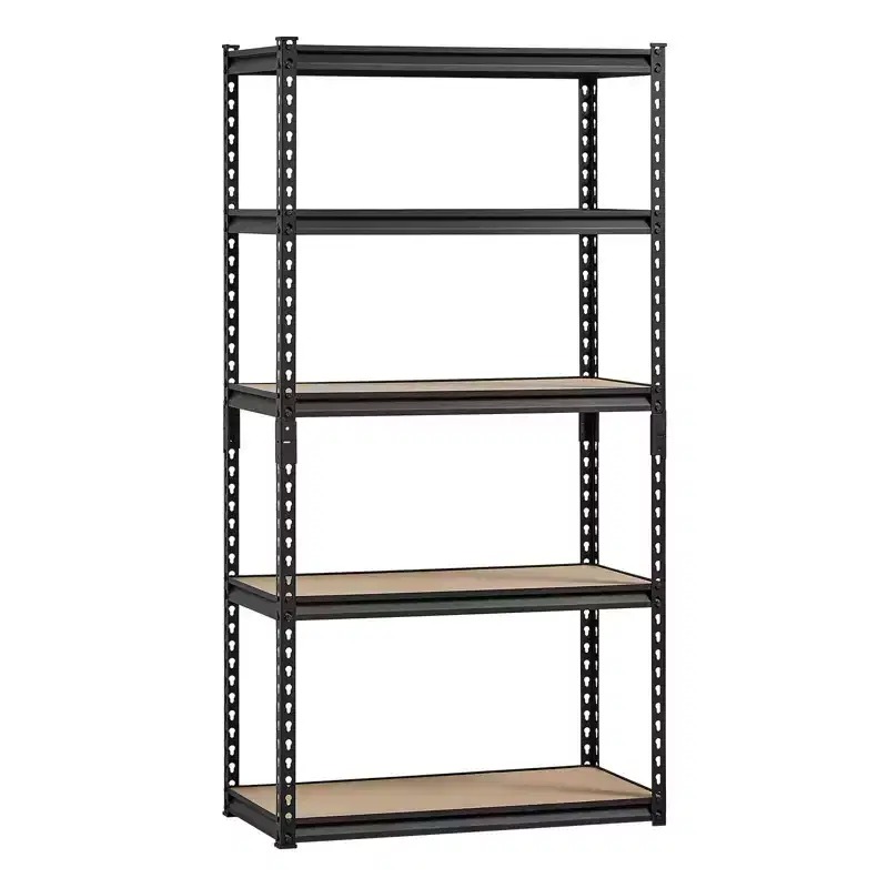 5-Tier Adjustable Steel Garage Storage Shelving Unit – 2000 lb Capacity, 32