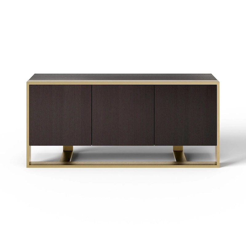 Modrest Modern Fauna Wenge and Brass Buffet