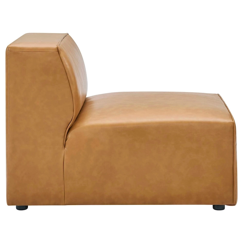 Mingle Vegan Leather 4-Piece Sectional Sofa