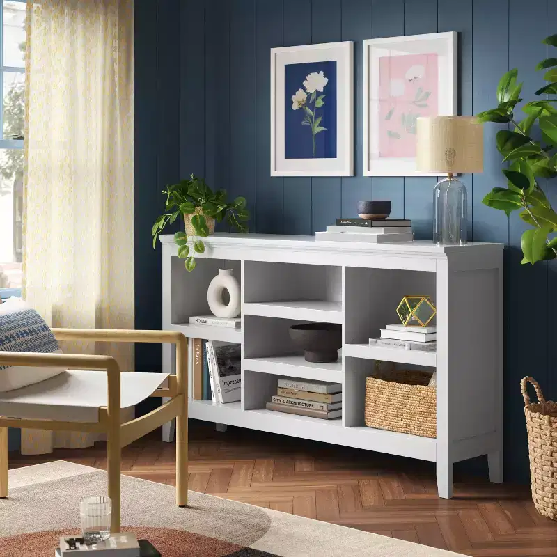 32 Carson Horizontal Bookcase with Adjustable Shelves - Threshold