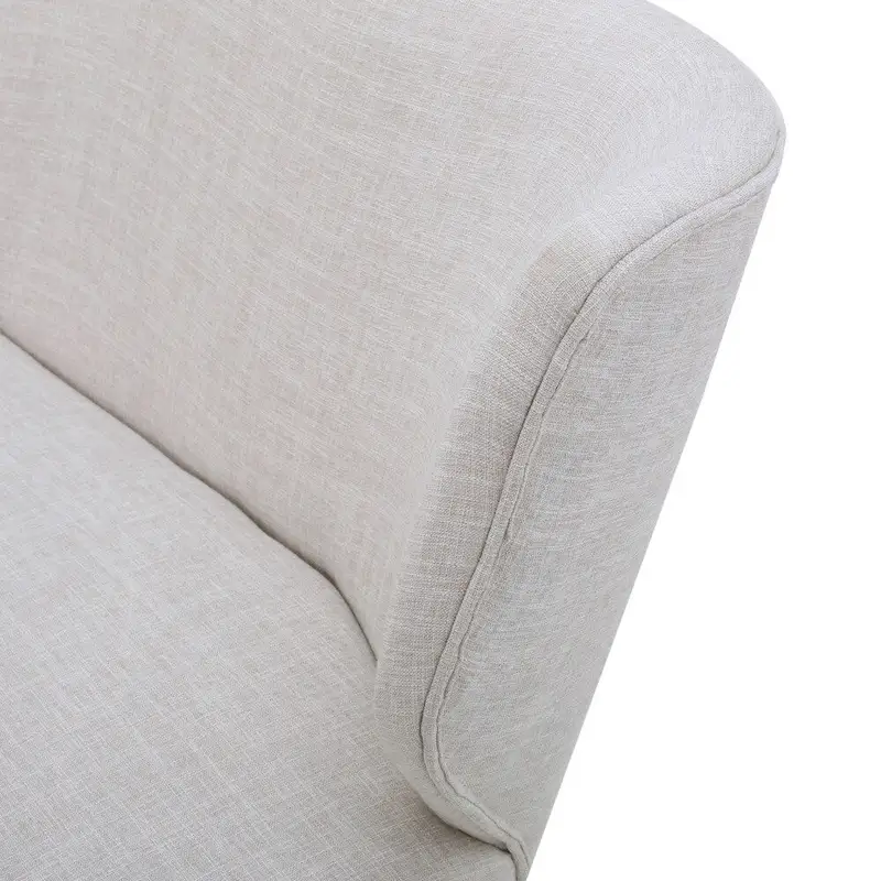 Desdemona Mid-Century Fabric Loveseat by Christopher Knight Home