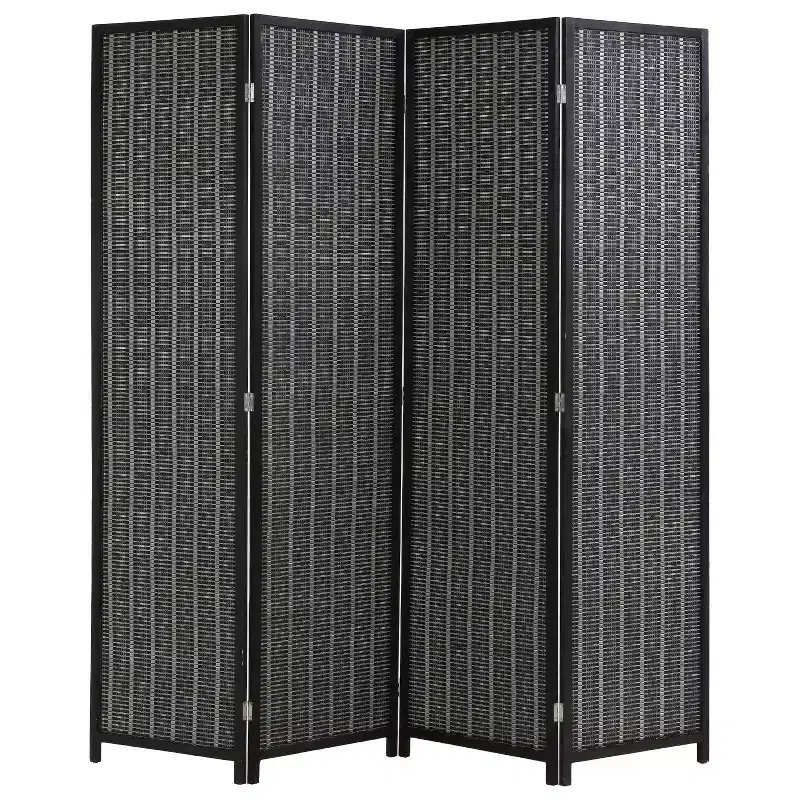 4/6 Panel 6 Ft Tall Bamboo Room Divider – Portable Privacy Screen
