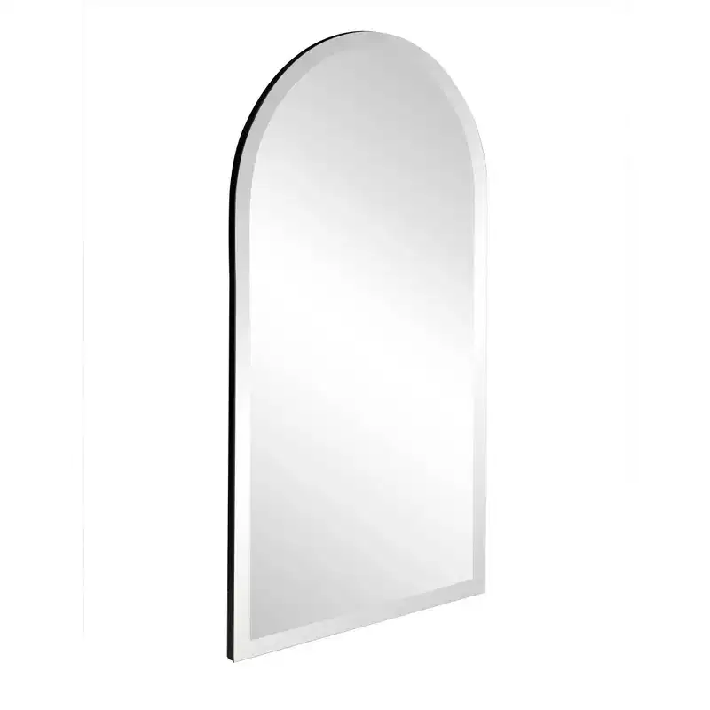 Howard Elliott Frameless Beveled Wall Mirror