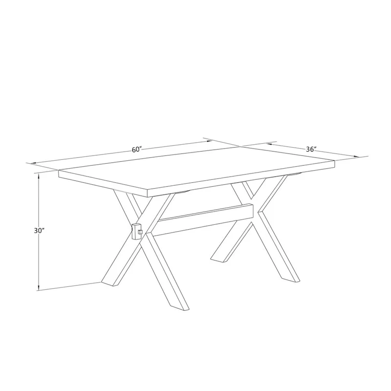 East West Furniture dining room set - a kitchen table & Stackable dining chairs - Wire-brushed Black (Pieces & Seat Options)