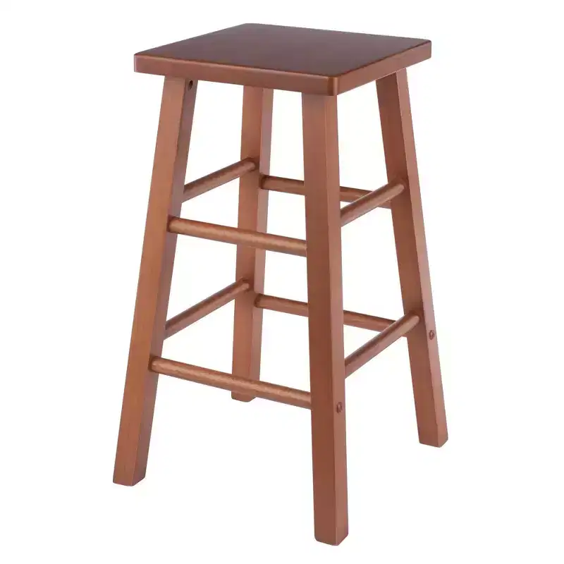 Counter Height Barstool with Classic Wood Design