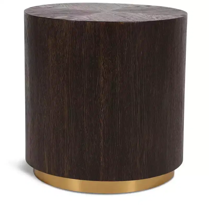 Meridian Furniture,Nile Brown Oak End Table