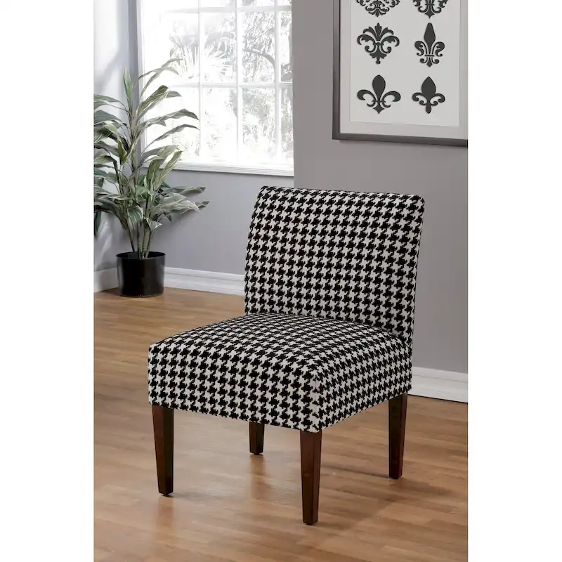 Samantha Transitional Button Tufted Slipper Chair
