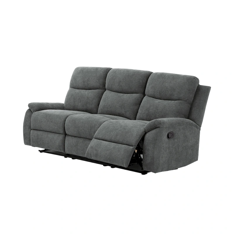 Ronald Transitional Faux Leather Reclining Living Room Sofa Set