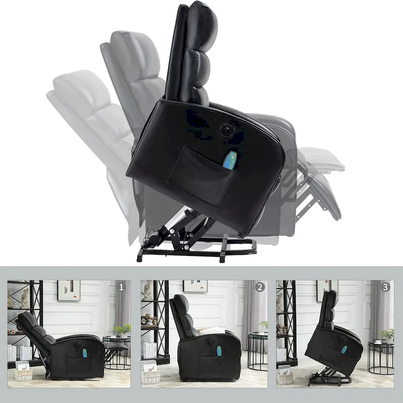 AVAWING Modern Power Lift Massage Chair Electric Recliner