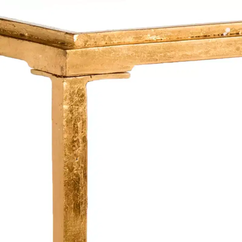 Coffee Table - FOX2580A - Gold/Clear