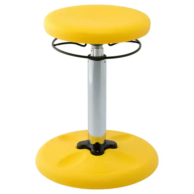 Kids Adjustable Wobble Chair 16.5-24 Inch - Yellow