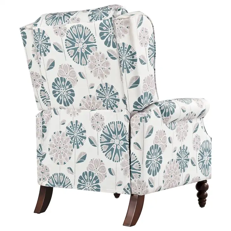 Barnn Upholstered Recliner with Wing Back by Christopher Knight Home