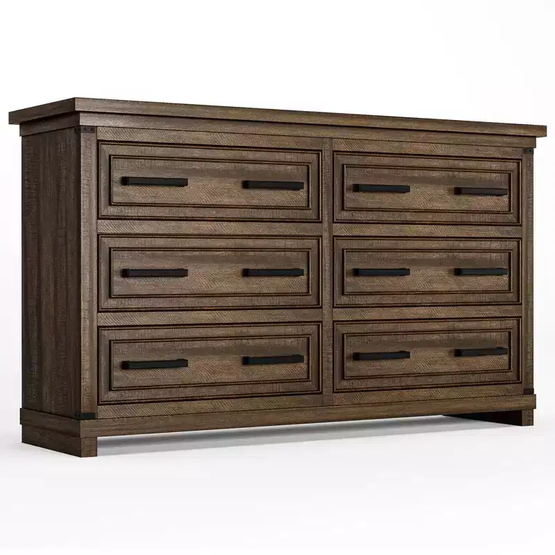 Farmhouse 6-Drawer Dresser, 55