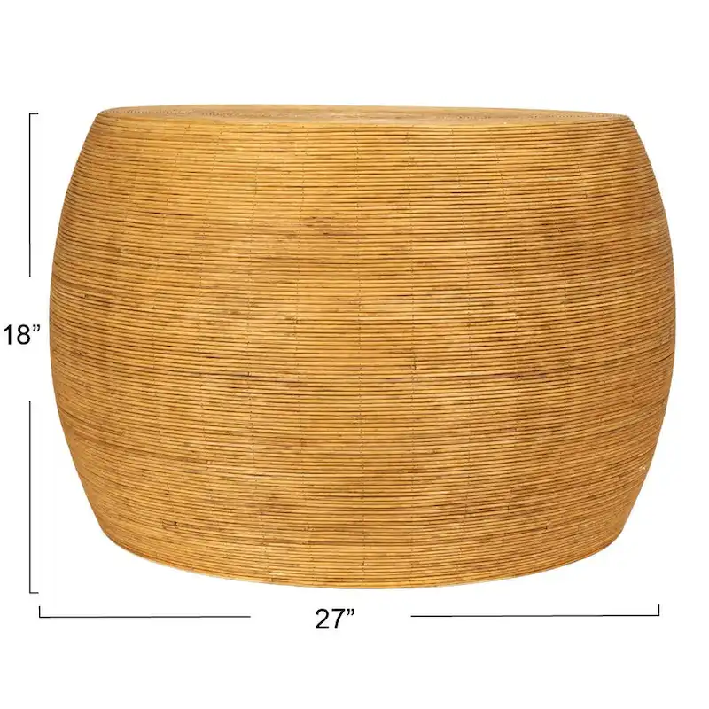 Rattan Accent Table