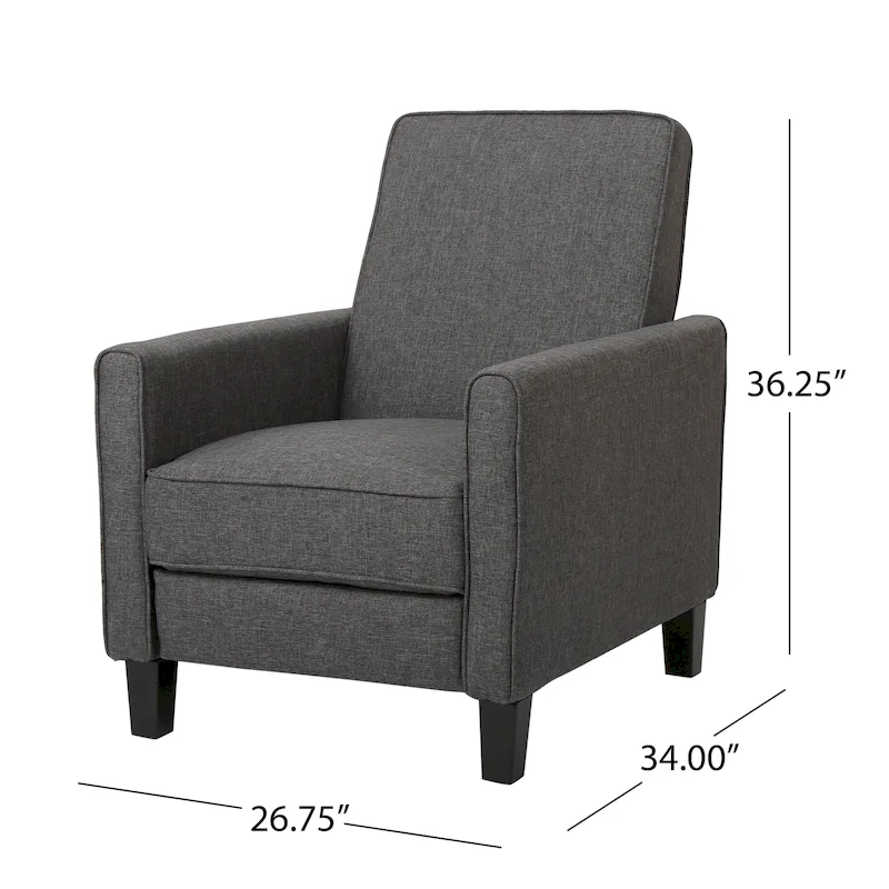 Darvis Fabric Recliner Club Chair by Christopher Knight Home