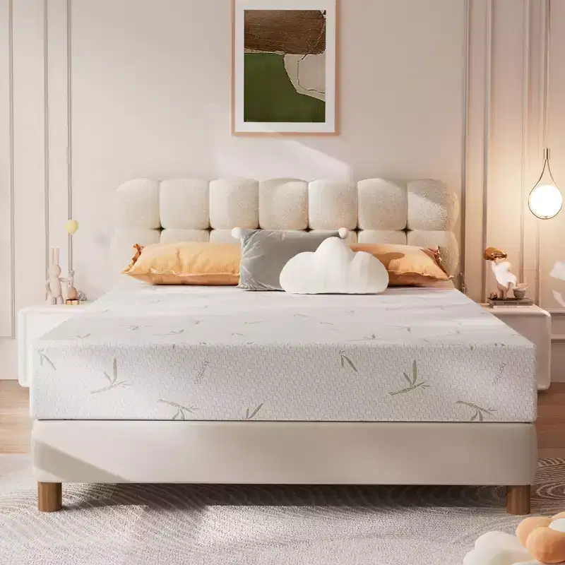 8 Gel Memory Foam Mattress in a Box with Cooling Gel, Medium Firm Support and CertiPUR Certified