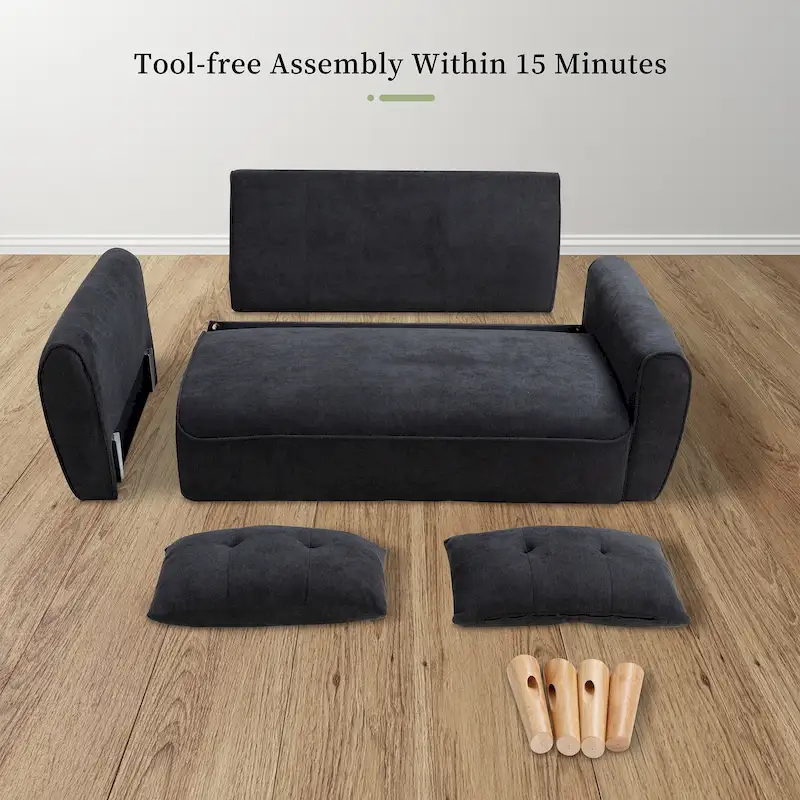 Futzca 47 Modern Loveseat Sofa