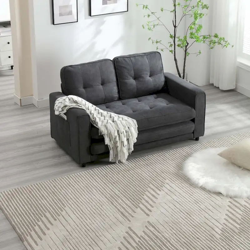 3 Fold Sofa,Convertible Futon Couch sleeper sofabed