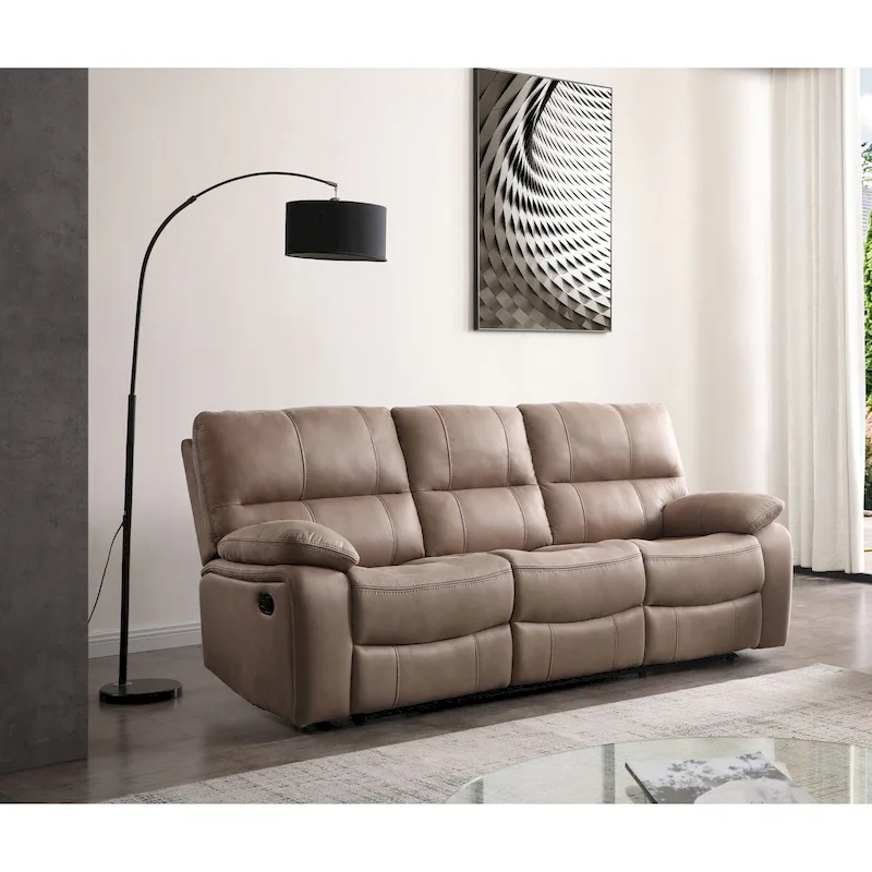 Betsy Furniture 2 Piece Microfiber Reclining Living Room Set, Sofa and Loveseat