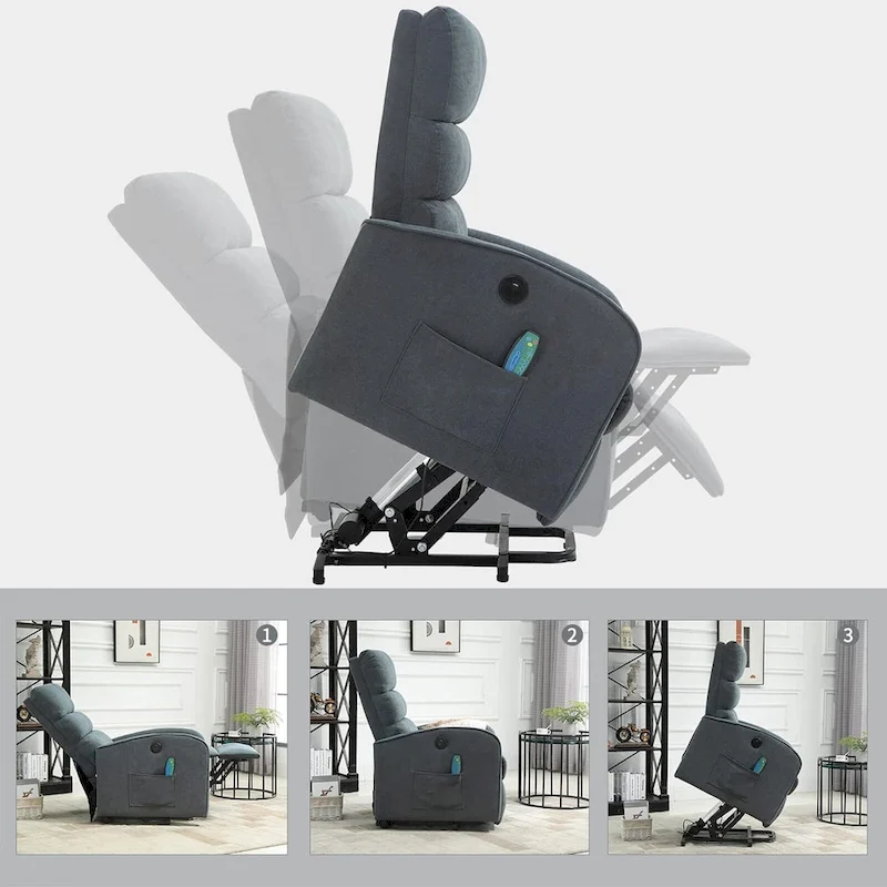 AVAWING Modern Power Lift Massage Chair Electric Recliner