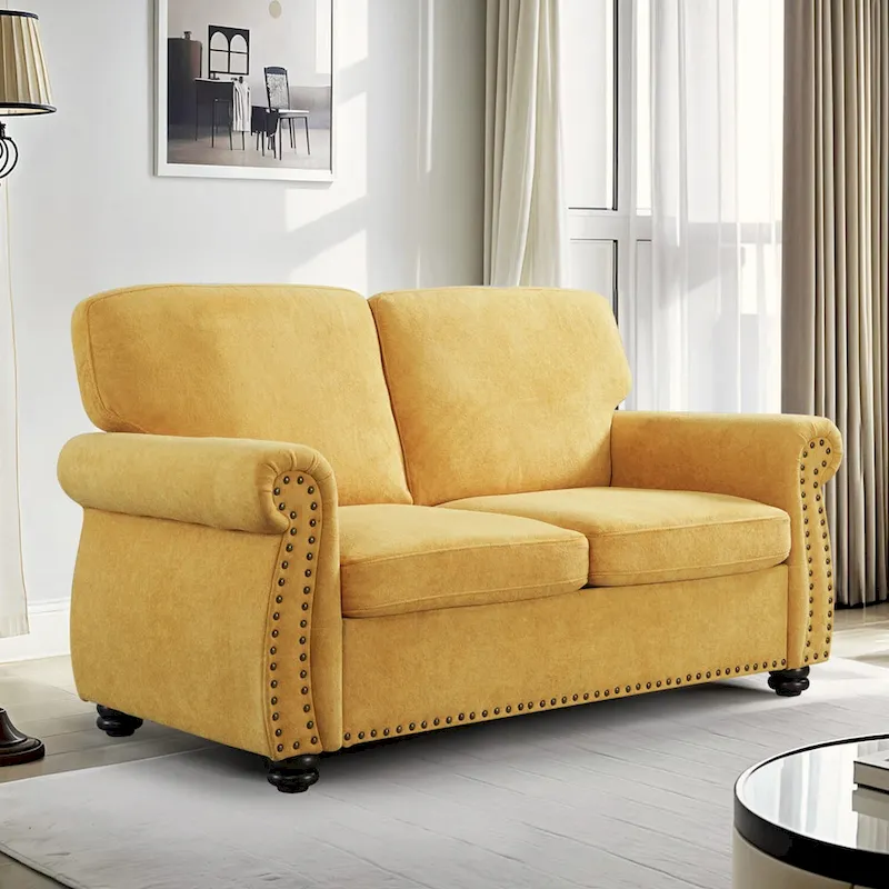Soft Velvet Loveseat