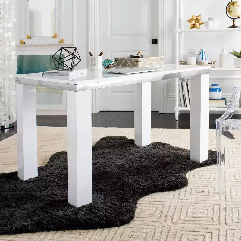 Enos Desk - FOX2236 - White - Safavieh Couture