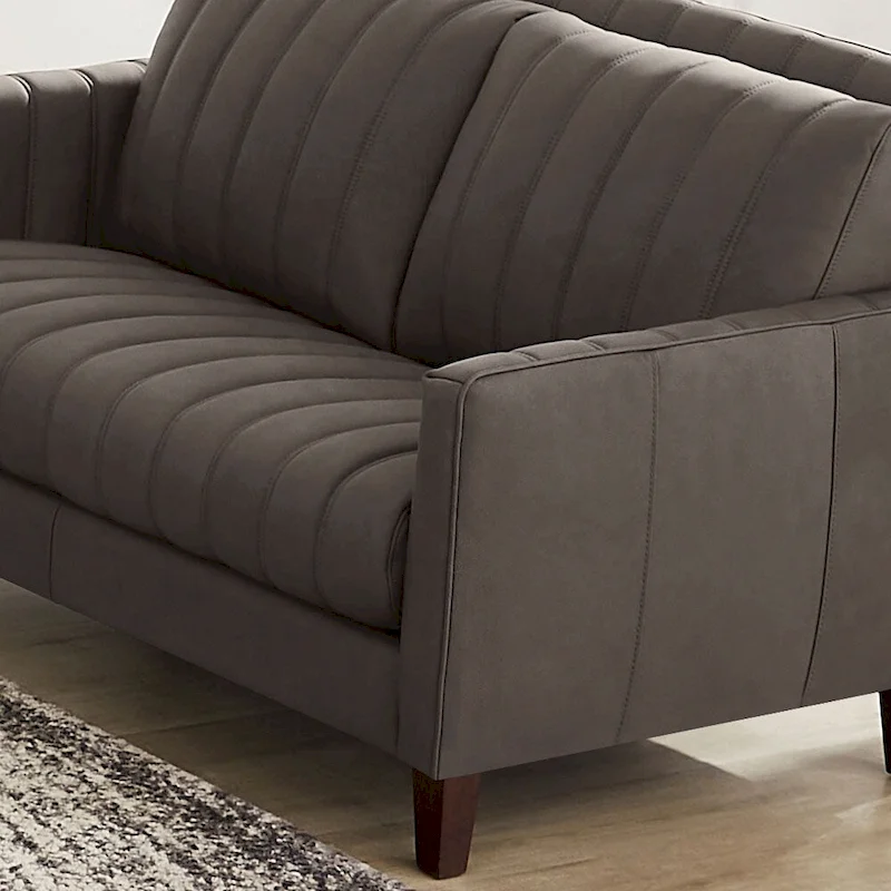 Hydeline Ennis Top Grain Leather Sofa Loveseat and Chair Set - Sofa, Loveseat, Chair