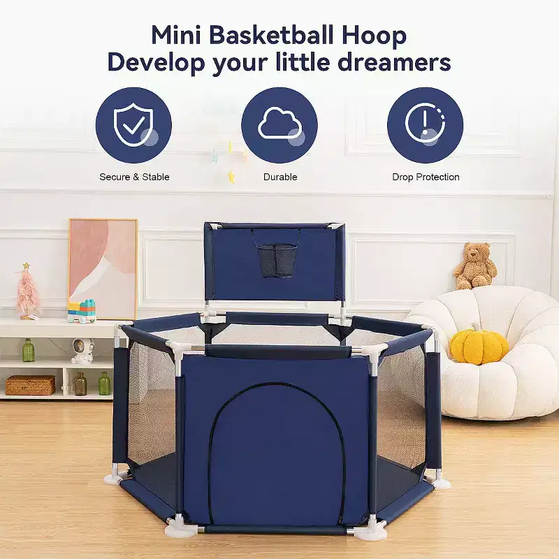 6-Panel Baby Playpen – 50