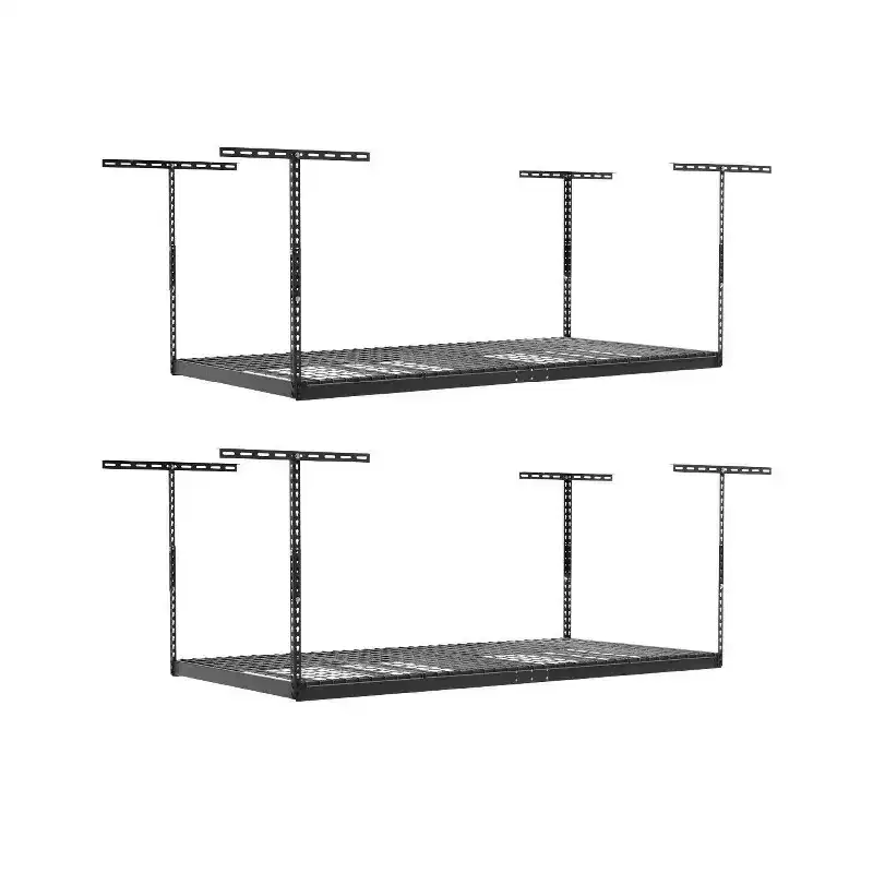 SafeRacks 4x8 Overhead Garage Storage Rack - 2 Rack Pack