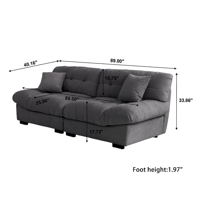 Minimalism Cloud Sofa Loveseat