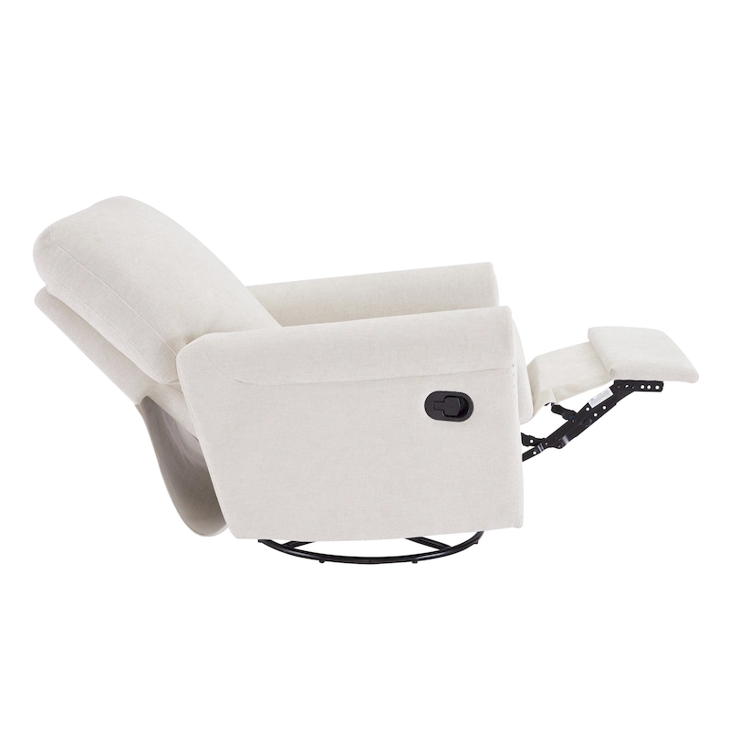 Heido 360 Degree Swivel Glider Manual Recliner Leisure Chair Set of 2
