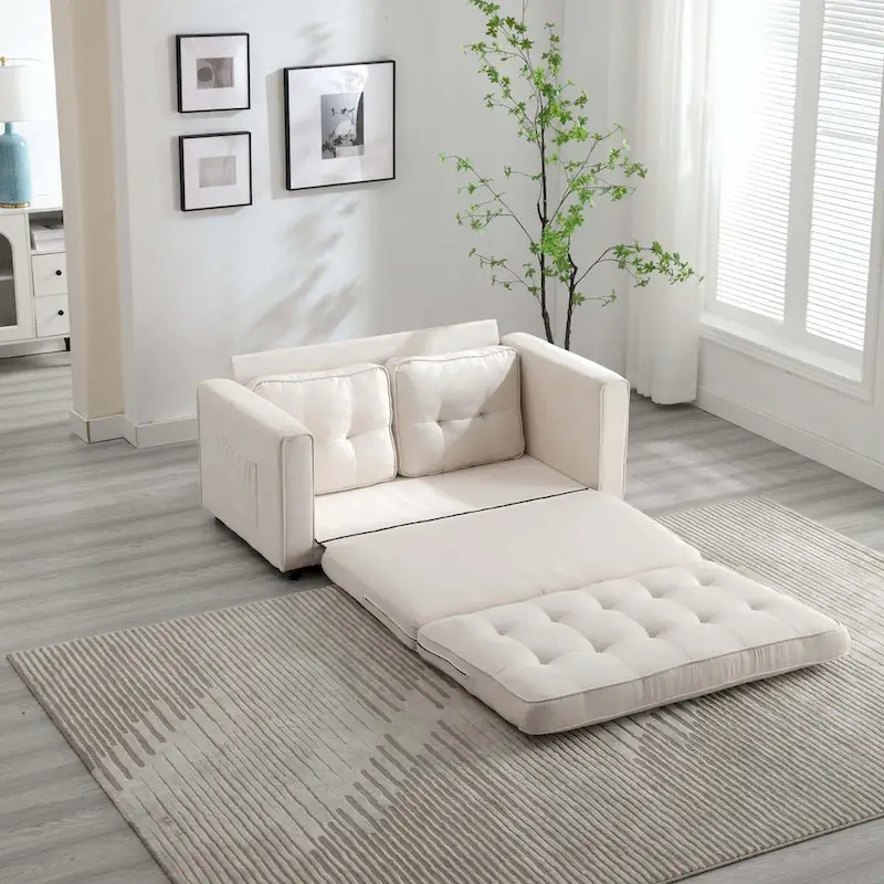 3 Fold Sofa,Convertible Futon Couch sleeper sofabed