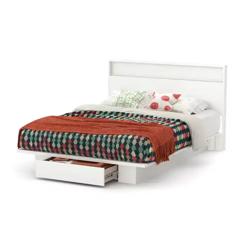 HomeStock Headboard with Shelf, Full/Queen 54/60-Inch