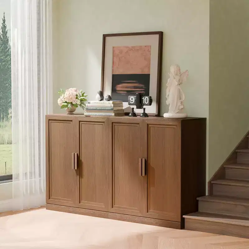 Dovelina Accent Storage Cabinet with Adjustable Shelves Sideboard Buffet - 36H x 31L