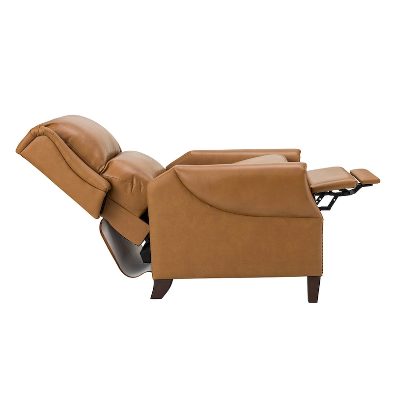Alicia 32.68 Wide Genuine Leather Manual Recliner