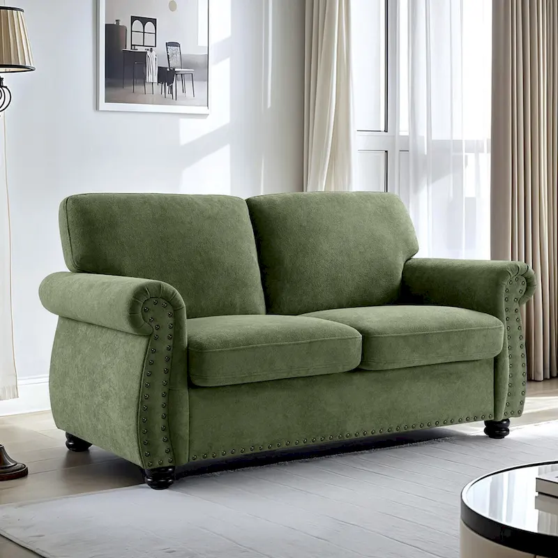 Soft Velvet Loveseat