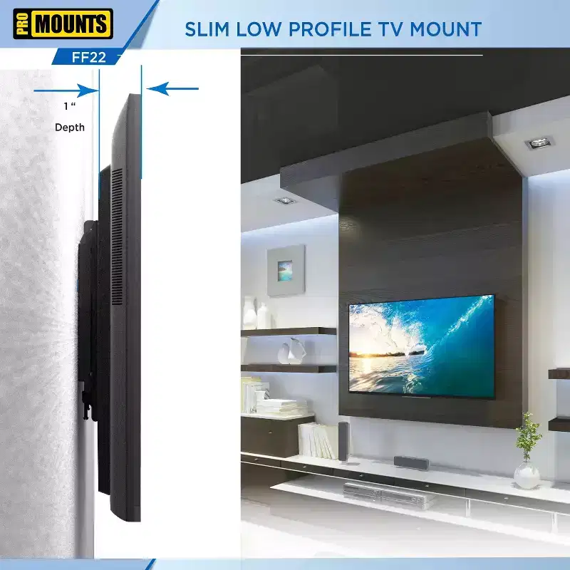 Promounts Flat TV Wall Mount
