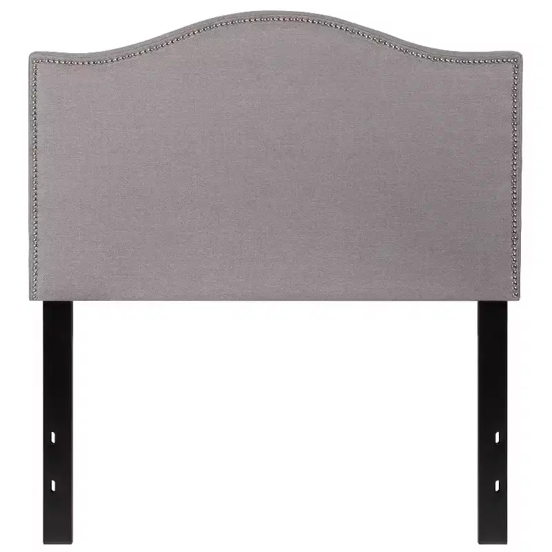 Flash Furniture Lexington Arched Upholstered Headboard with Accent Nail Trim