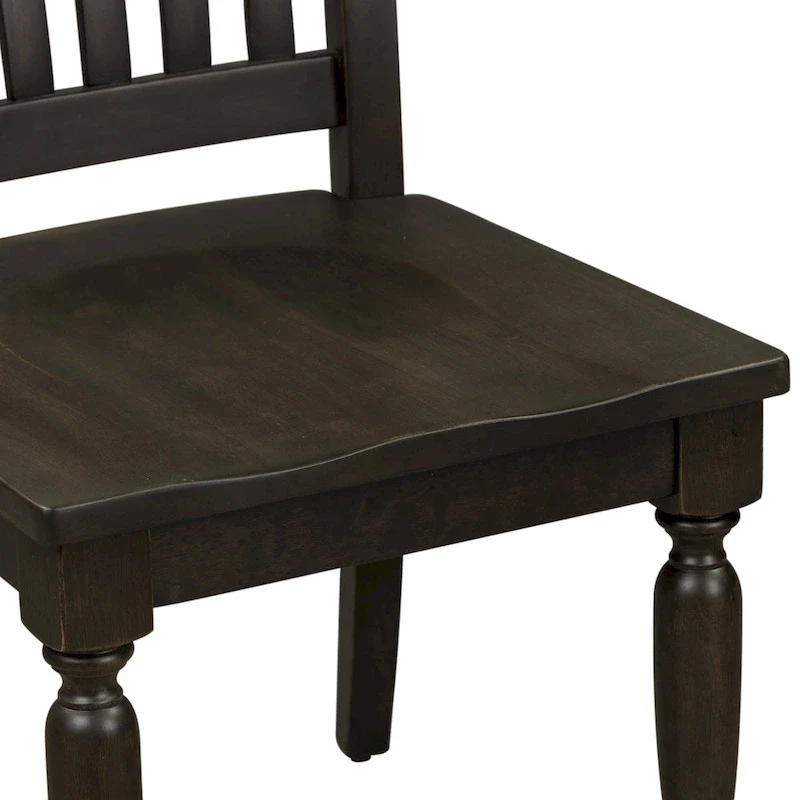 Harvest Home Chalkboard 5 Piece Trestle Table Set