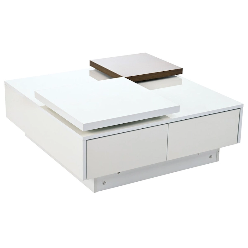 Modern Square Wood Coffee Table