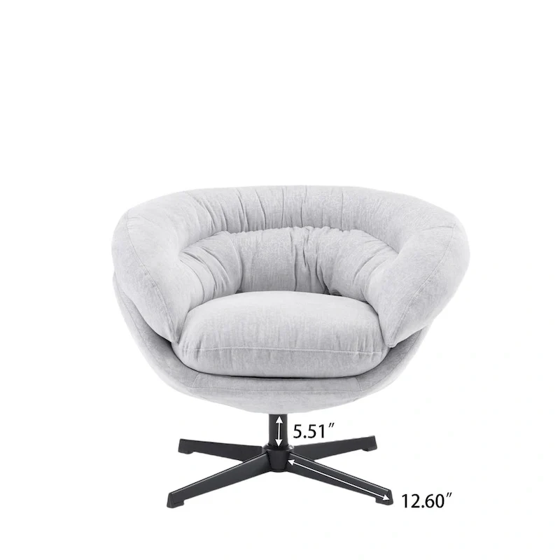 Liamer Swivel Club Chair by Christopher Knight Home